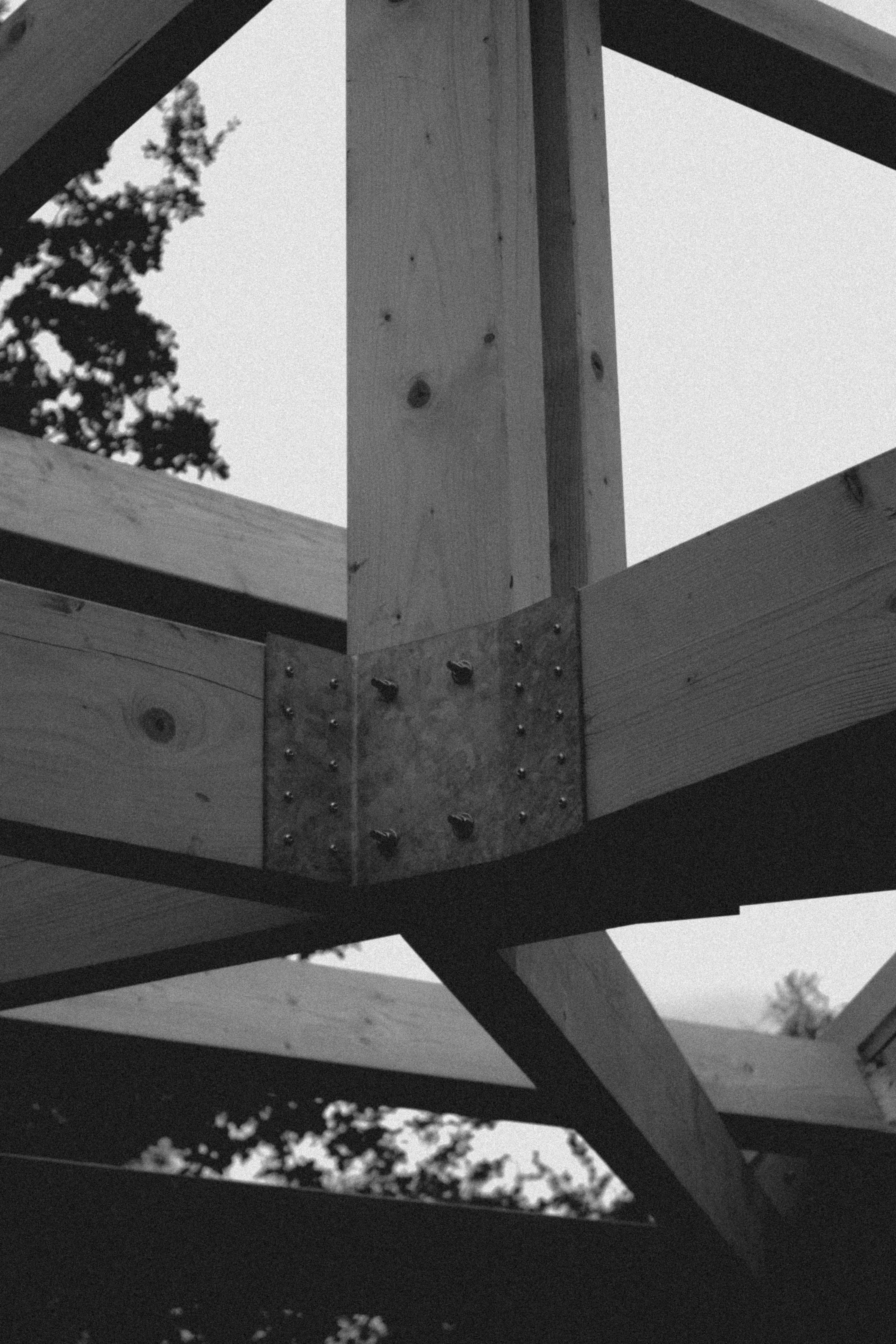 Détail architectural de la maison de quartier